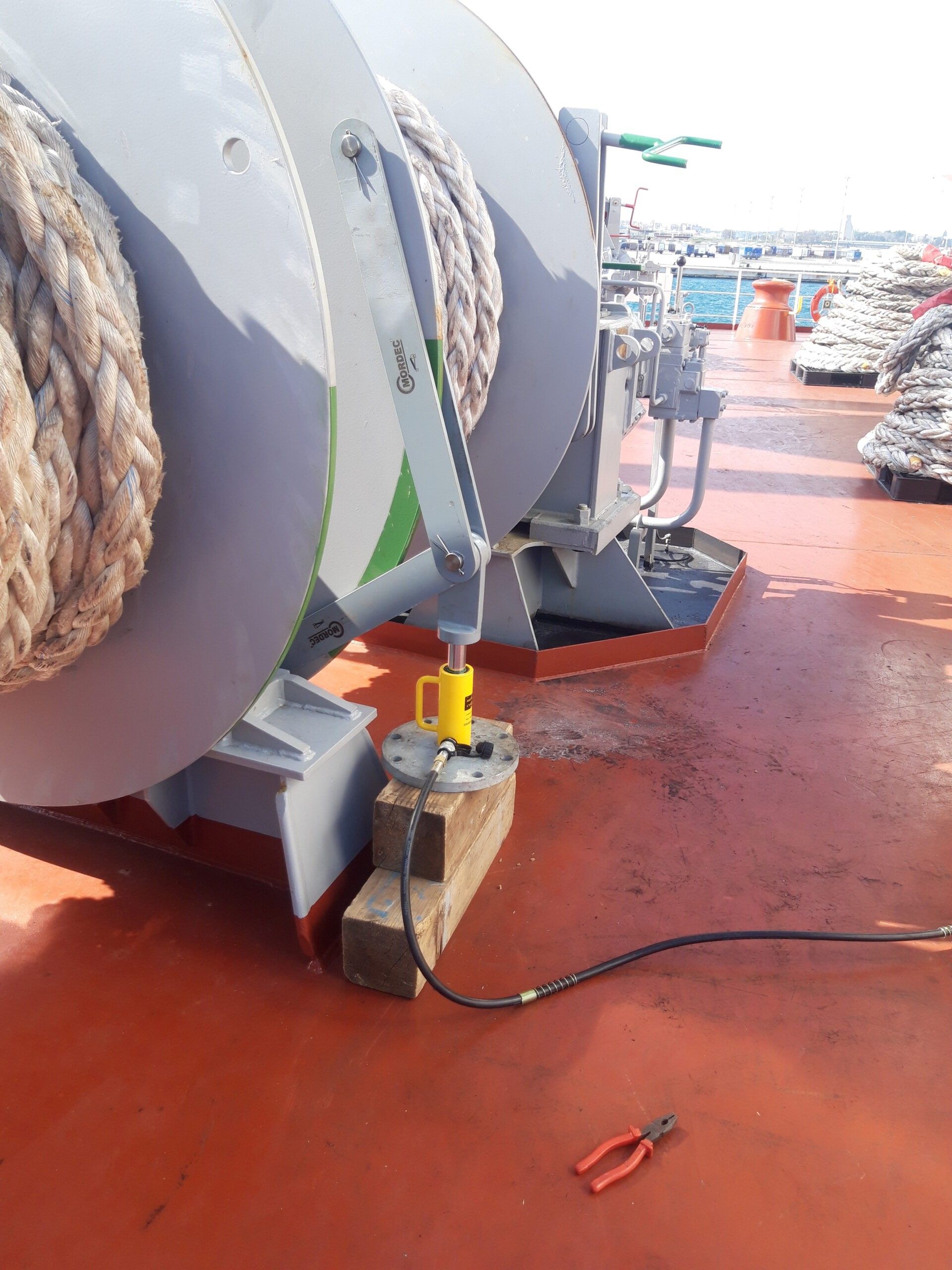 Winch Break test BrinMar Engineering